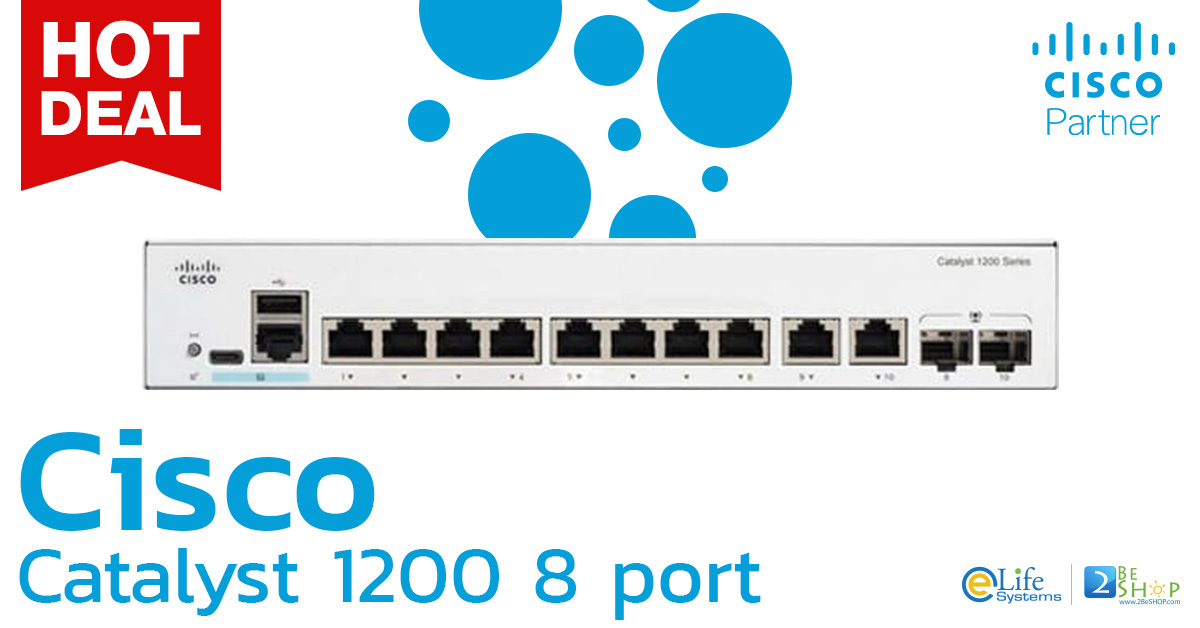 C1200-8T-D] Cisco Catalyst 1200 8 port